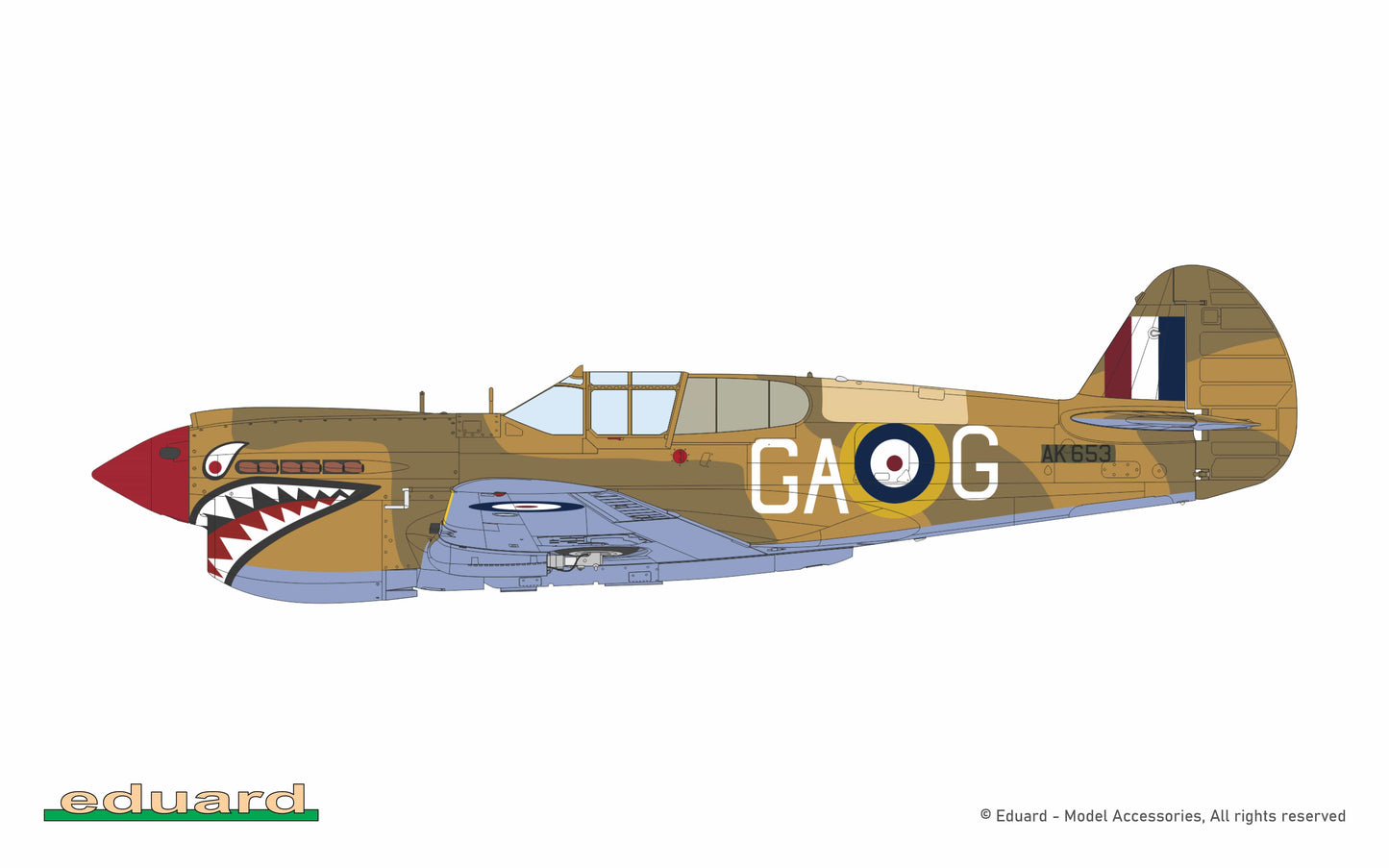 303 - Eduard - 84207 - Curtiss P-40E Warhawk / Kittyhawk Mk Ia - paint schemes