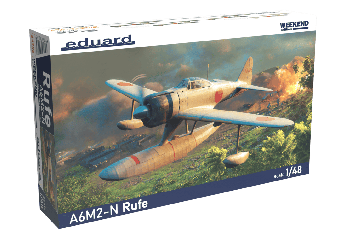 100 - Eduard - 84208 - Mitsubishi A6M2-N Zero ‘Rufe’ - box front left angle