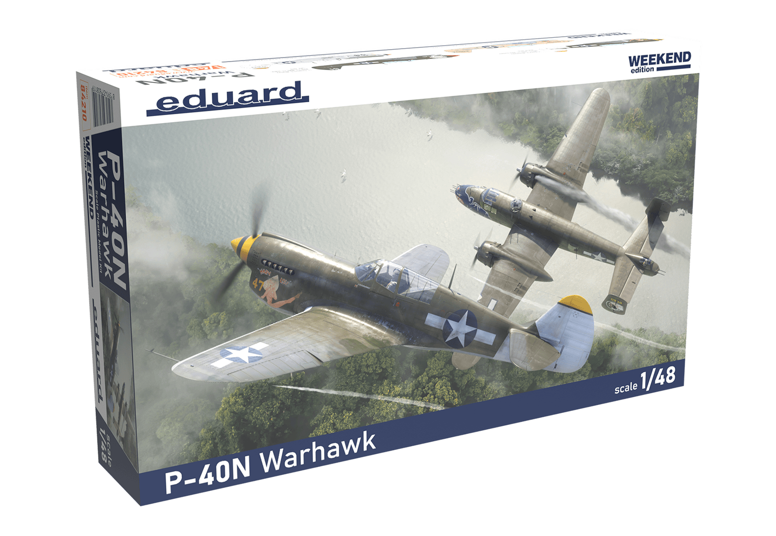 Eduard - 84210 - Curtiss P-40N Warhawk - box front left angle