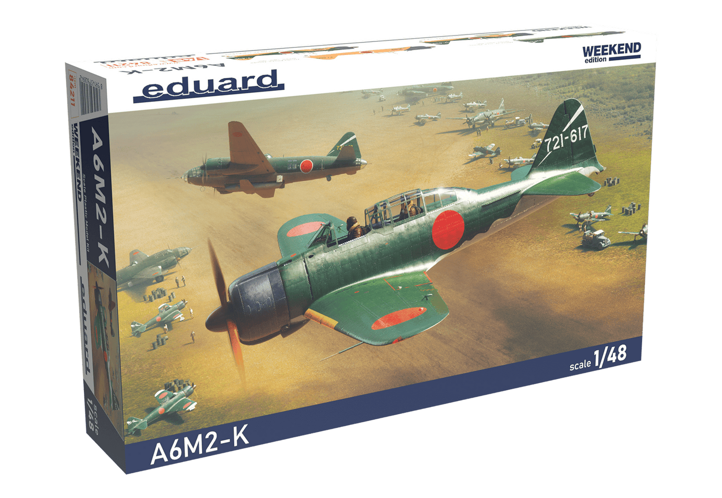 100 - Eduard - 84211 - Mitsubishi A6M2-K Zero ‘Zeke’ - box front left angle