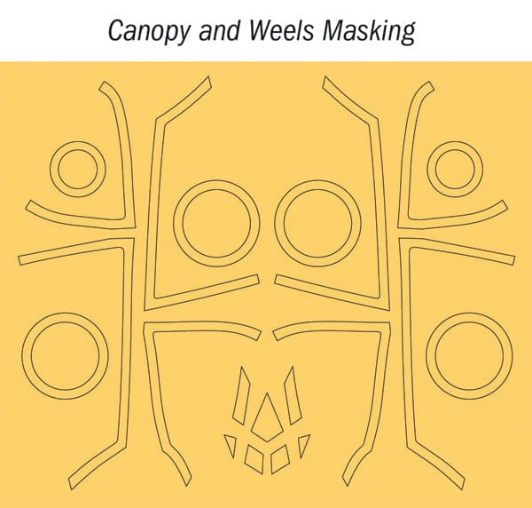 490 - Italeri - 2836 - Lockheed Martin F-35A Lightning II ‘Beast Mode’ - masks