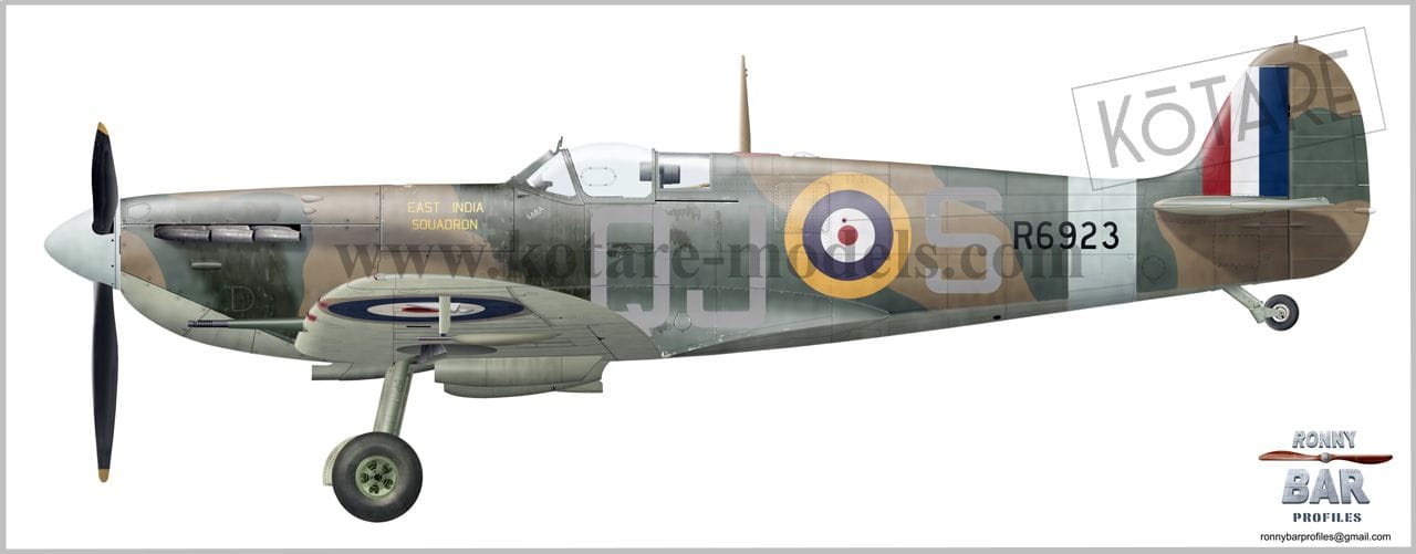 Kotare - 32006 - Supermarine Spitfire Mk Vb (early) - paint schemes