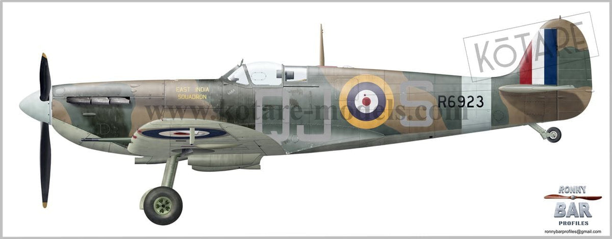 300 - Kotare - 32006 - Supermarine Spitfire Mk Vb (early) - paint schemes