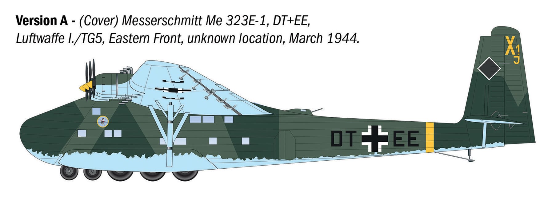 Italeri - 90104 - Messerschmitt Me 323 Gigant - paint schemes