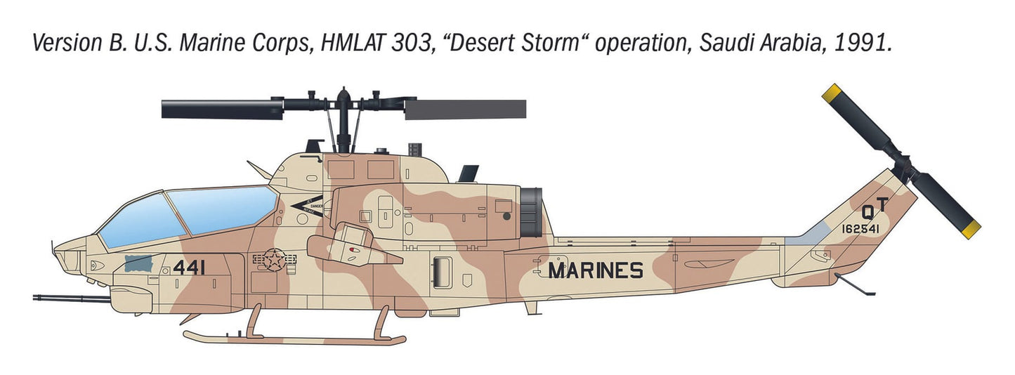 301 - Italeri - 90160 - Bell AH-1W Super Cobra - paint schemes