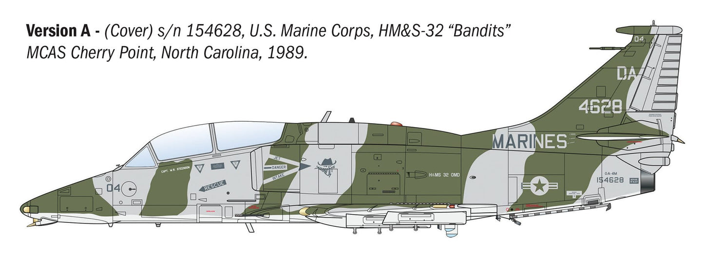 300 - Italeri - 90165 - Douglas OA-4M Skyhawk - paint schemes