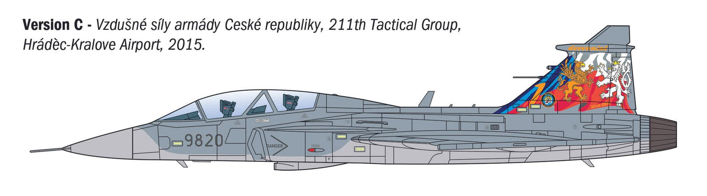 302 - Italeri - 91216 - Saab JAS 39 Gripen - paint schemes