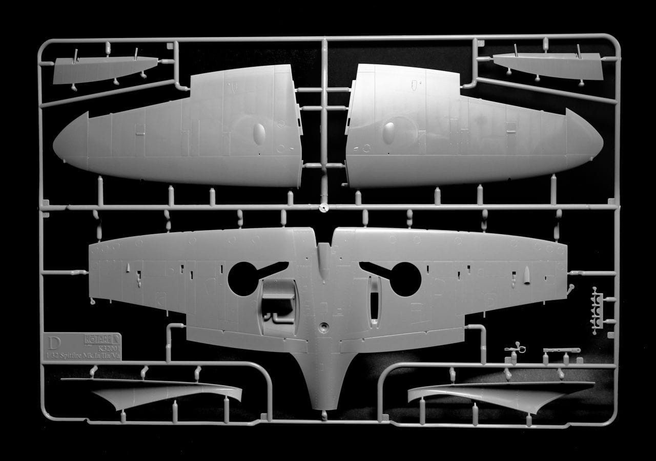 Kotare - 32005 - Supermarine Spitfire Mk Ia (late) - sprue