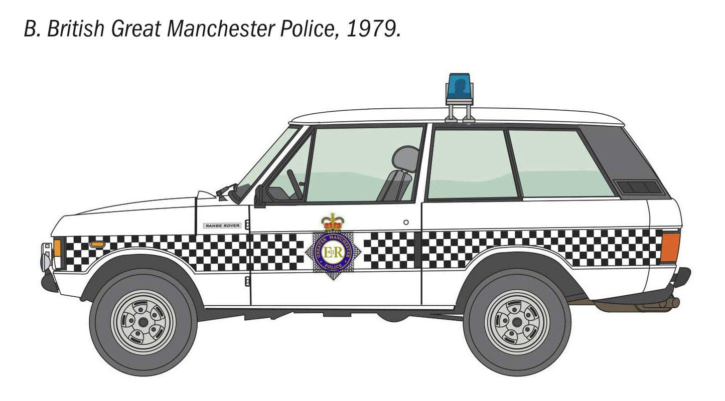 301 - Italeri - 93661 - Range Rover Classic Police Car - paint schemes