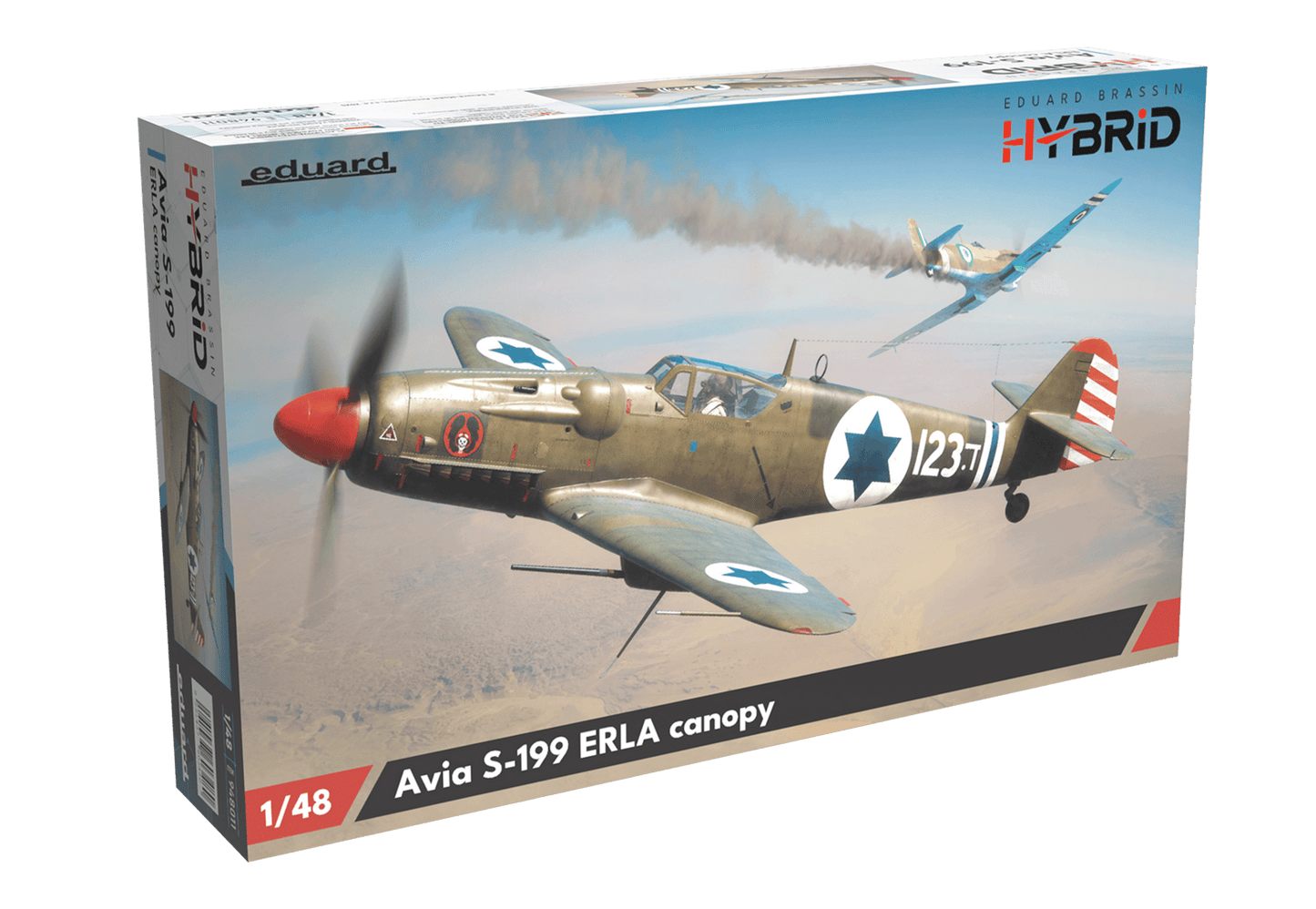 100 - Eduard - 948012 - Avia S-199 (ERLA Canopy) - box front left angle