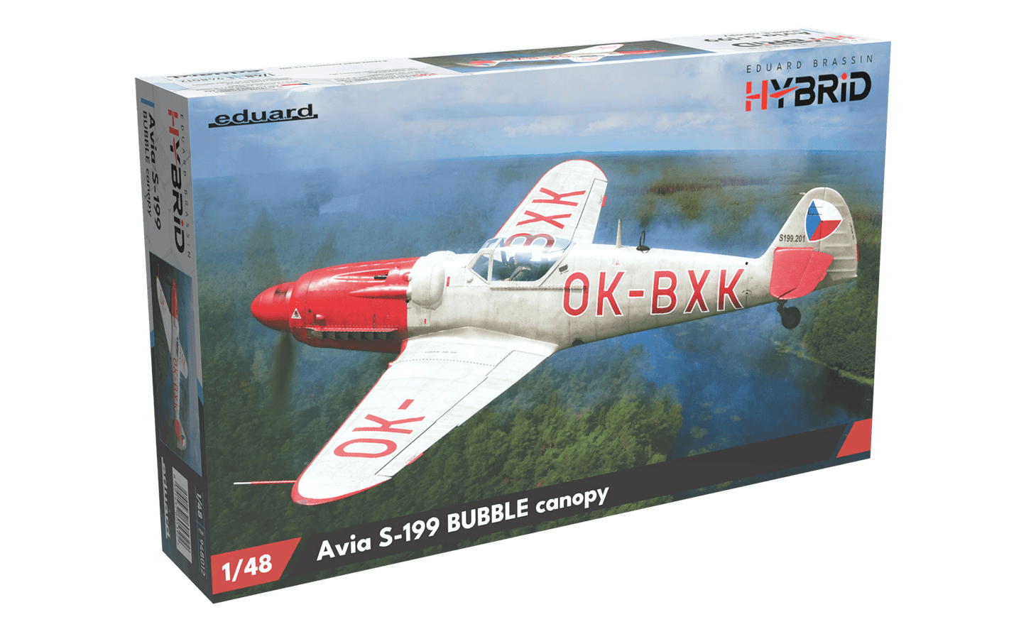 100 - Eduard - 948012 - Avia S-199 - box front left angle