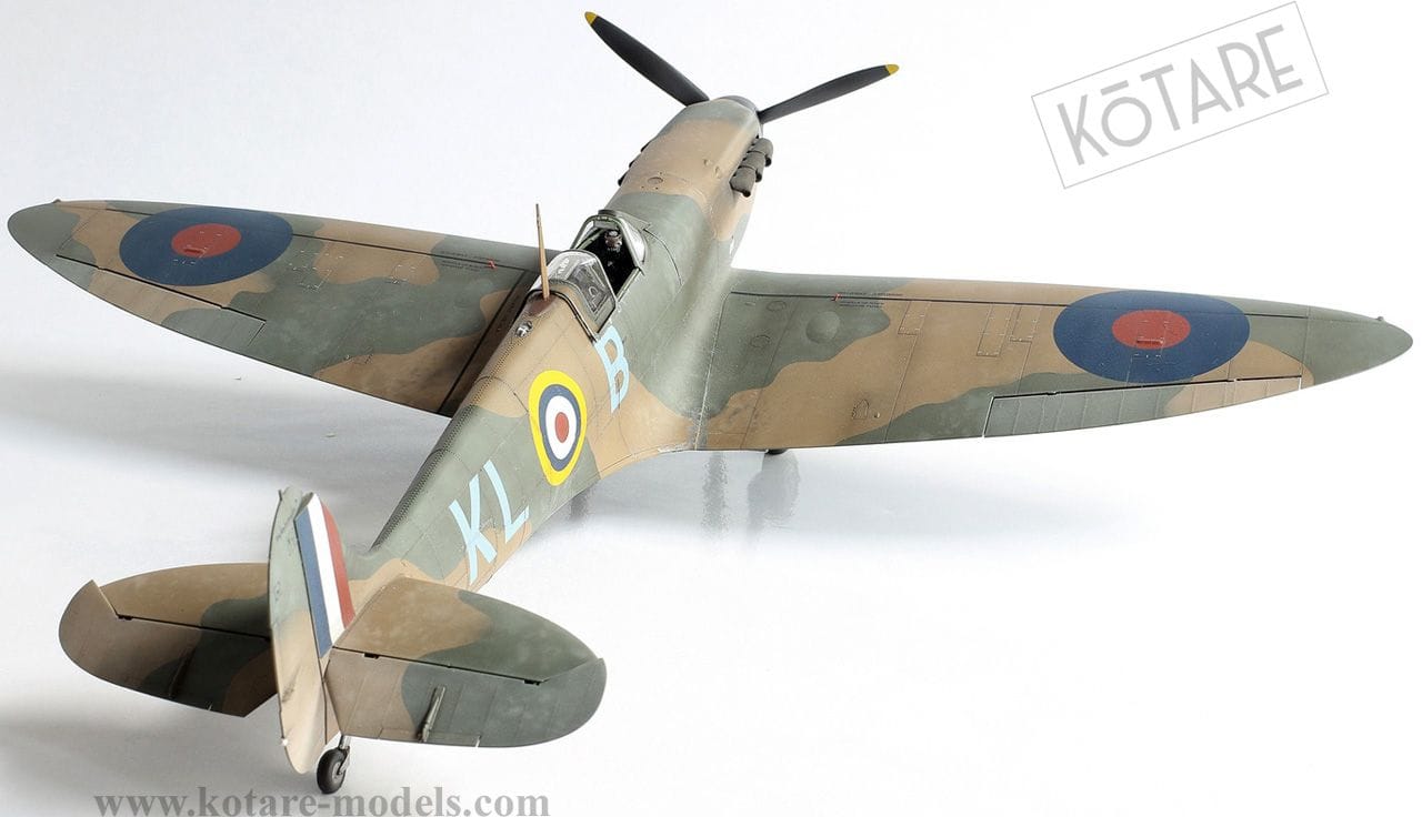 Kotare - 32001 - Supermarine Spitfire Mk Ia (mid) - painted model