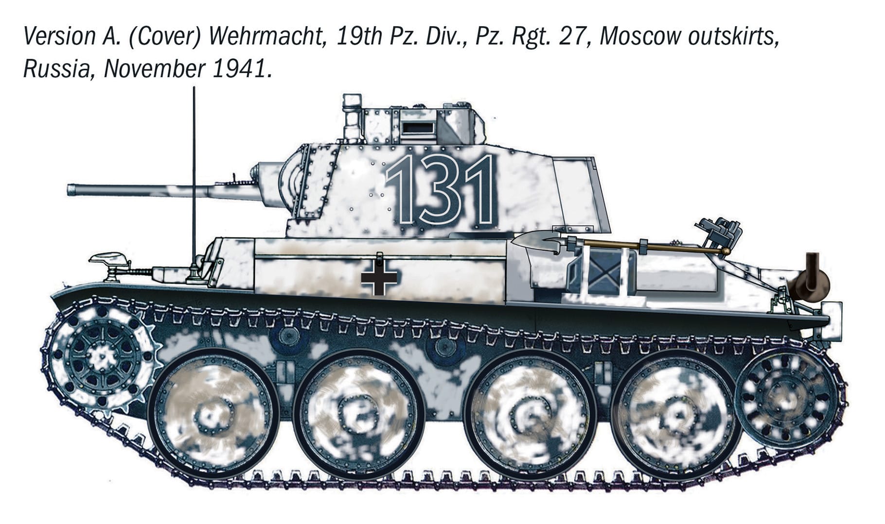 Italeri - 96489 - Pz.Kpfw. 38(t) Ausf. F - paint schemes