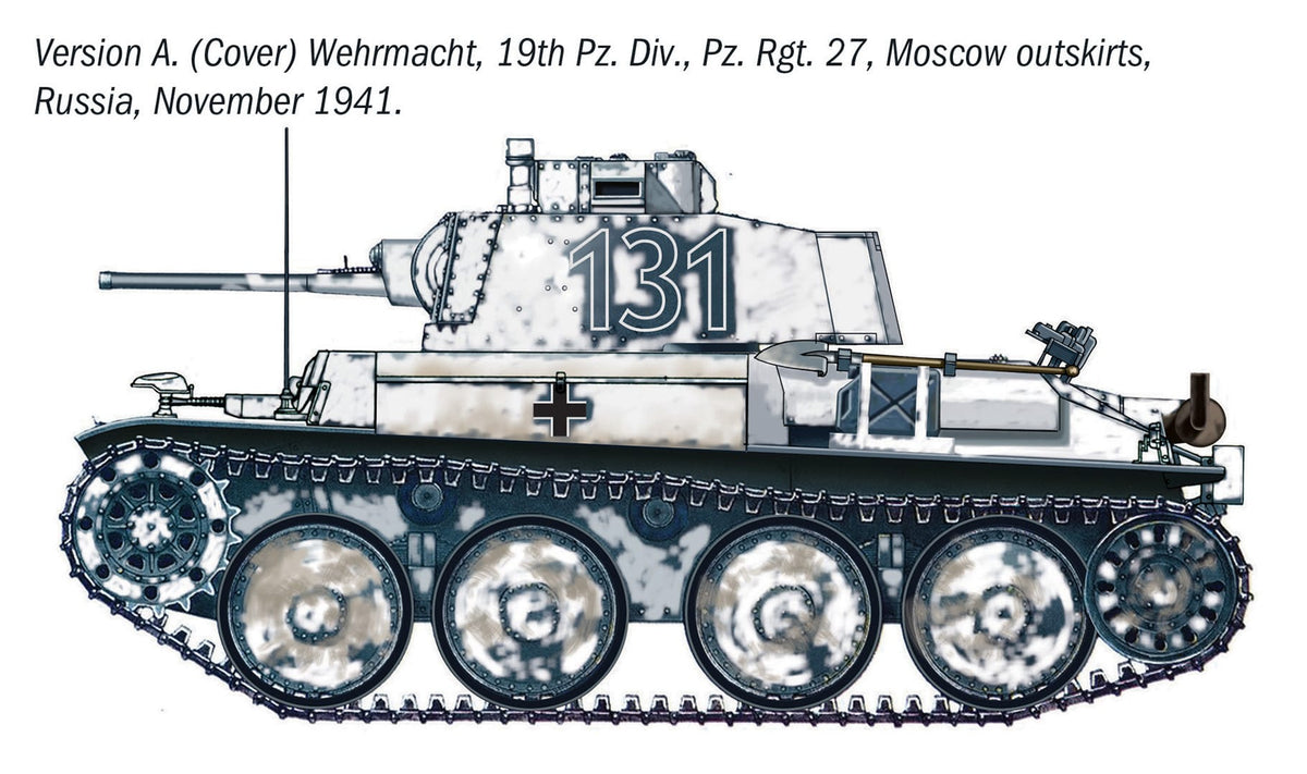 300 - Italeri - 96489 - Pz.Kpfw. 38(t) Ausf. F - paint schemes