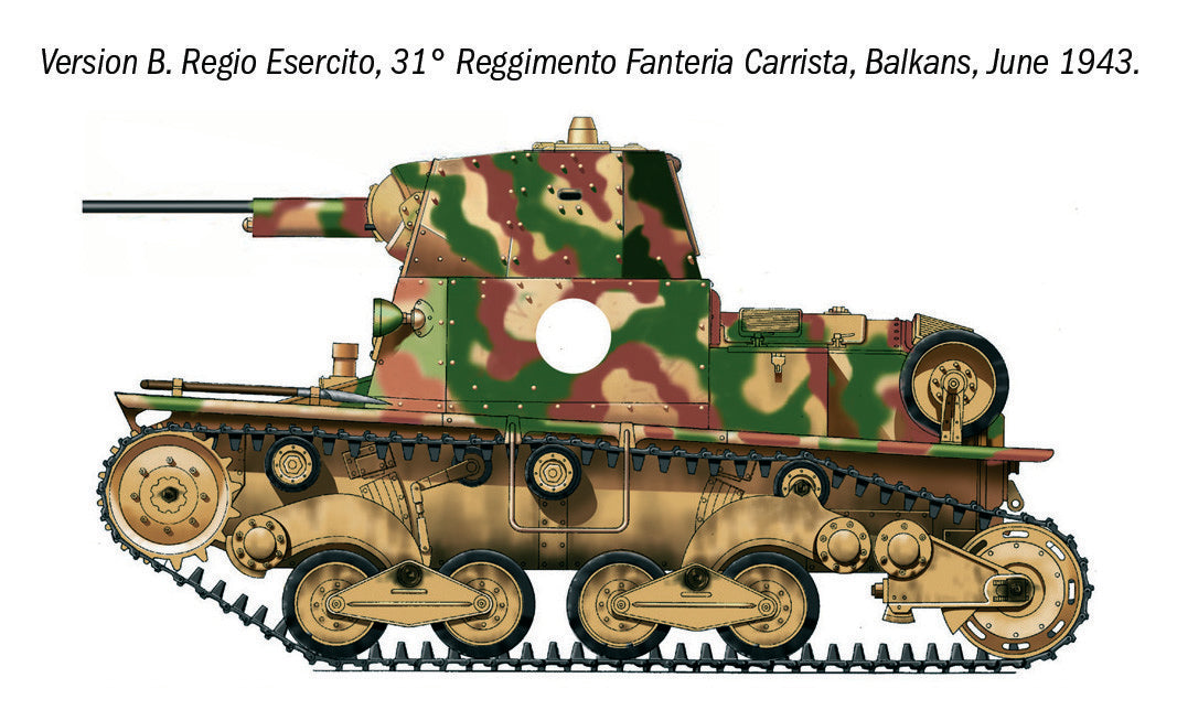 301 - Italeri - 96553 - Carro Armato L6/40 - paint schemes