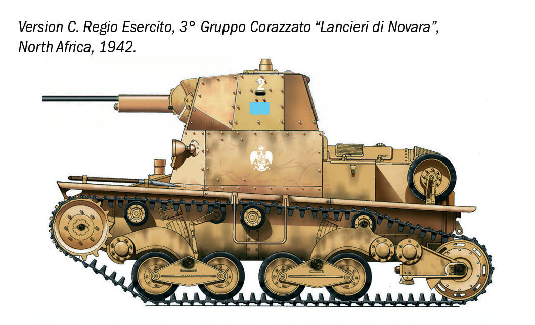 302 - Italeri - 96553 - Carro Armato L6/40 - paint schemes