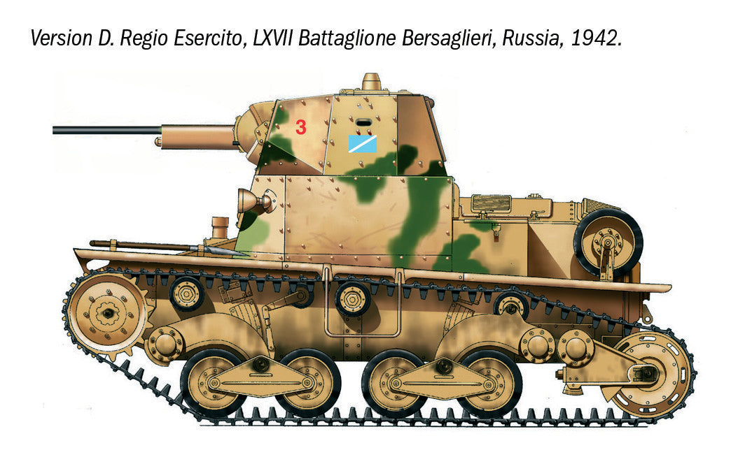 Italeri - 96553 - Carro Armato L6/40 - paint schemes
