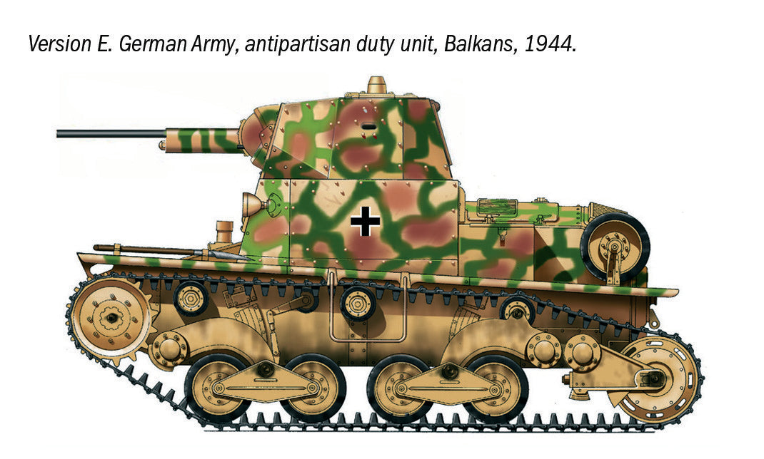 Italeri - 96553 - Carro Armato L6/40 - paint schemes