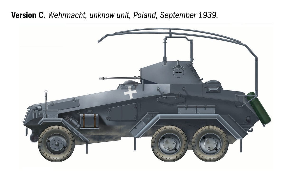 302 - Italeri - 97032 - s.Pz.Sp.Wg. (Fu) Sd.Kfz. 232 6-Rad - paint schemes