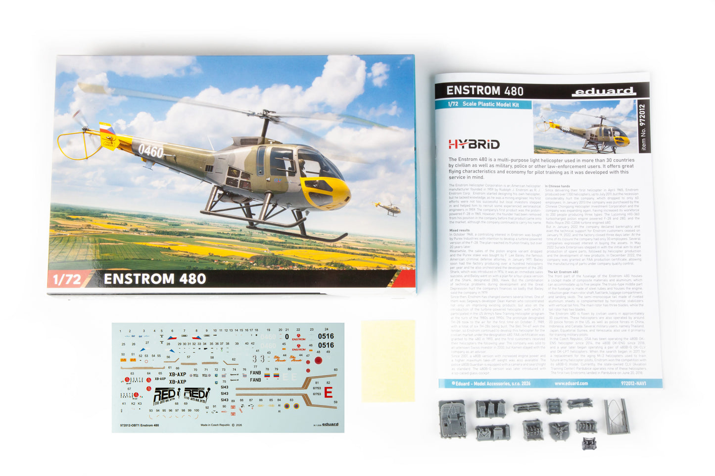 101 - Eduard - 972012 - Enstrom 480 - box contents