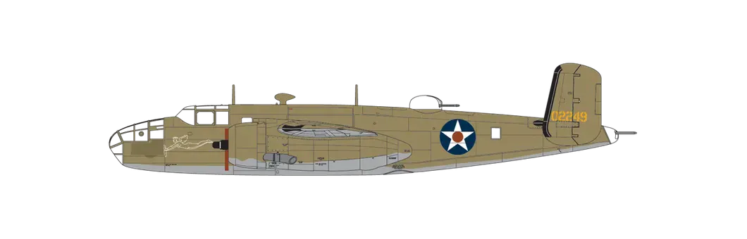 Airfix - A06020 - North American B-25B Mitchell - painted model