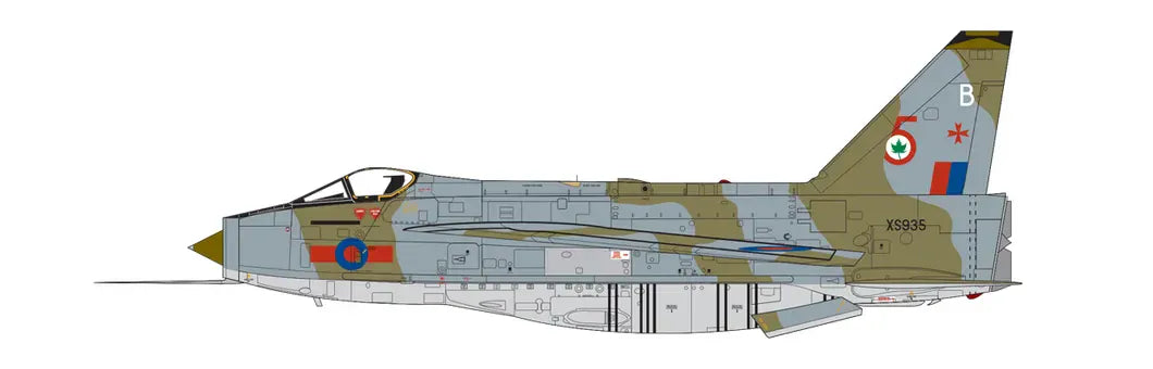 Airfix - A09178A - English Electric Lightning F.6 - paint schemes