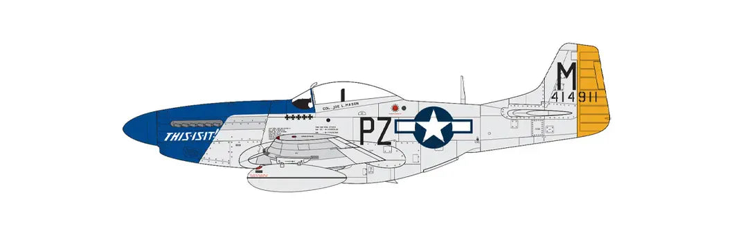 300 - Airfix - A14001V - North American P-51D Mustang - paint schemes