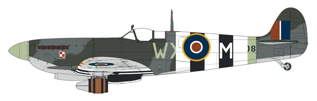 Airfix - A17001A - Supermarine Spitfire Mk IXc ‘Flying Dray’ - paint schemes