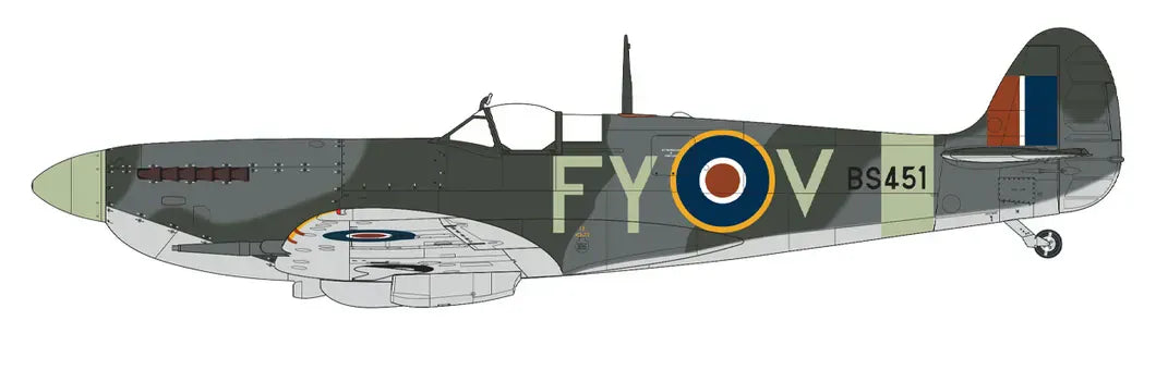300 - Airfix - A17001A - Supermarine Spitfire Mk IXc ‘Flying Dray’ - paint schemes