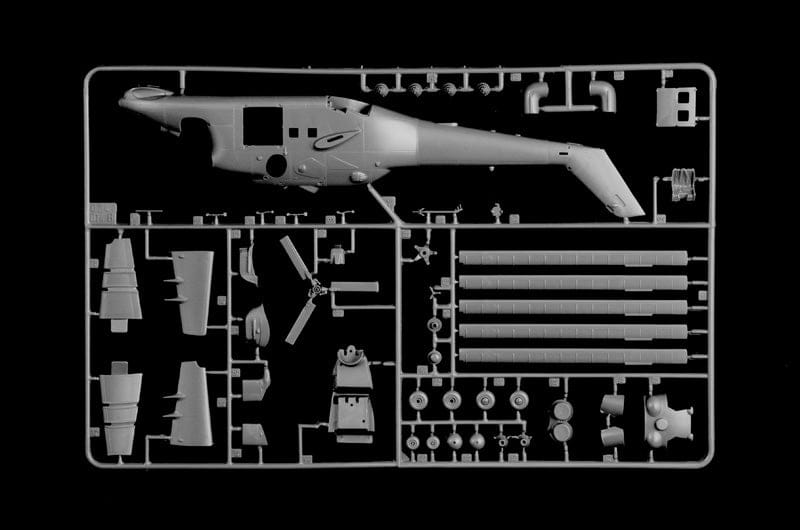 Italeri - 1432 - Mil Mi-24P Hind F / Mi-35P Hind E - sprue