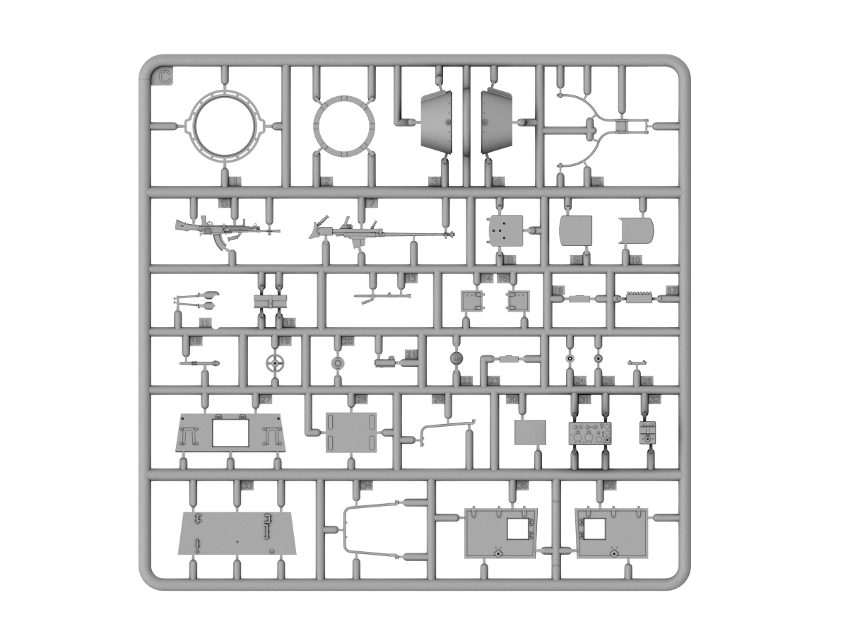 IBG - 35019 - Otter Mk I LRC - sprue