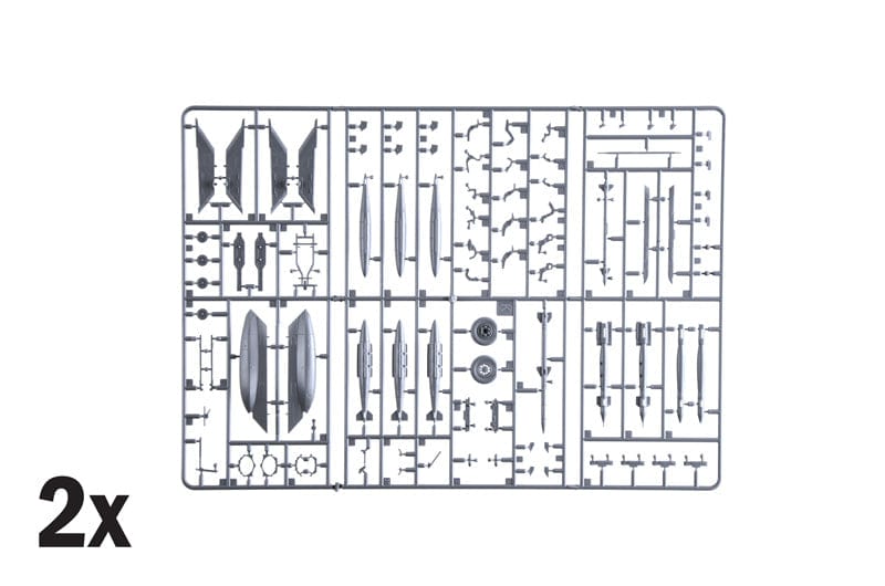 204 - Italeri - 2836 - Lockheed Martin F-35A Lightning II ‘Beast Mode’ - sprue