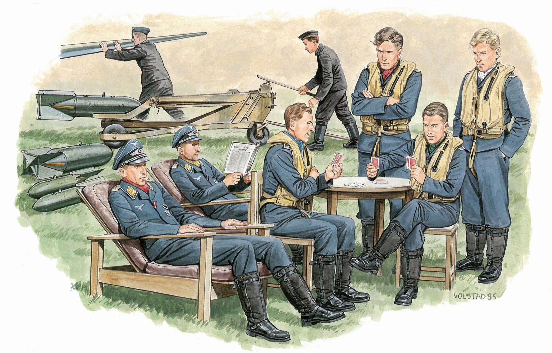 Dragon - 5532 - German Luftwaffe Ground Crew and Equipment ‘Battle of Britain’ - box art