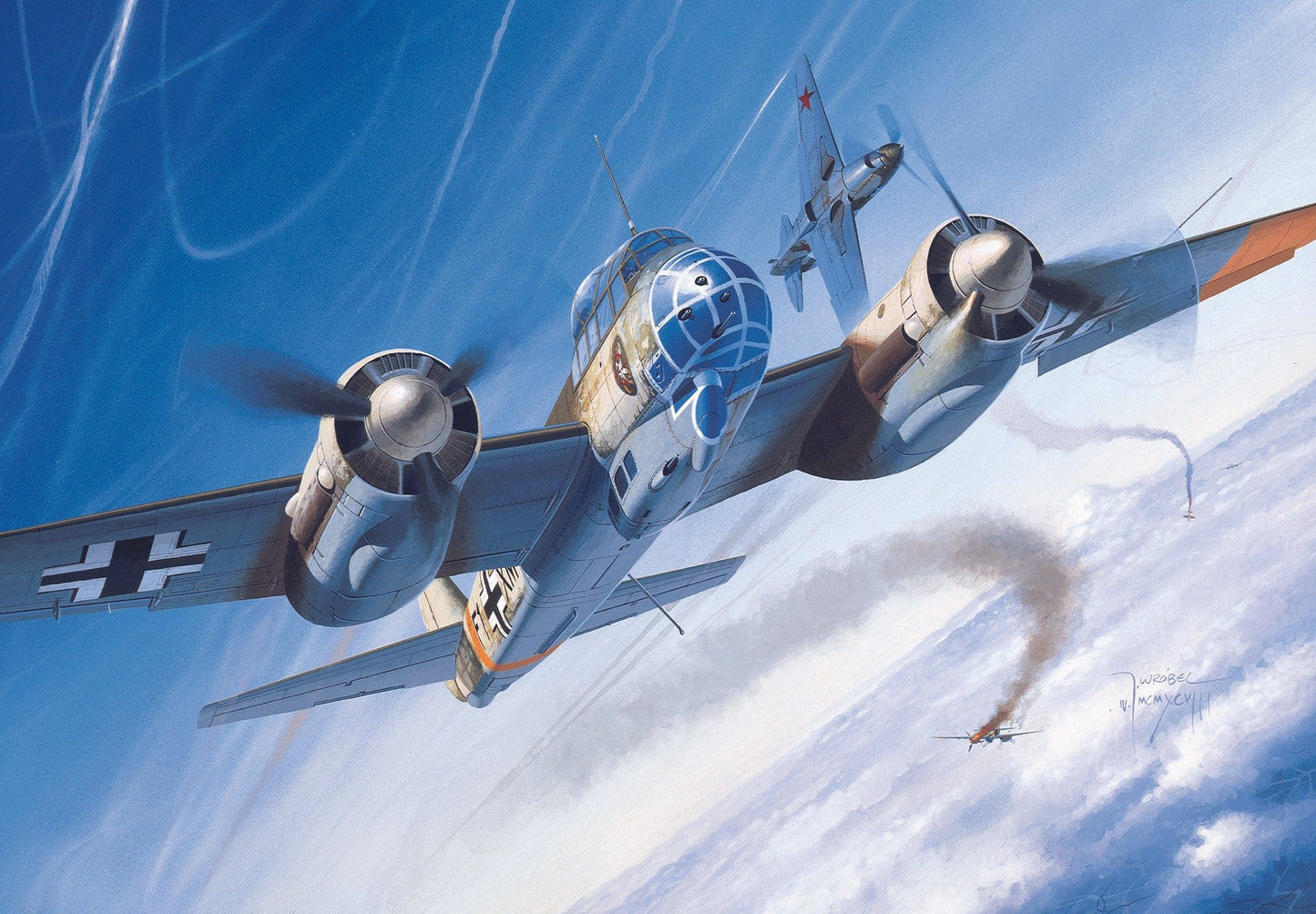 150 - Dragon - 5528 - Junkers Ju 88 C-6 Zerstörer - box art