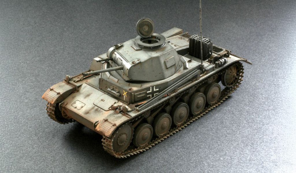 Dragon - 6432 - Pz.Kpfw. II Ausf. C with Interior - painted model