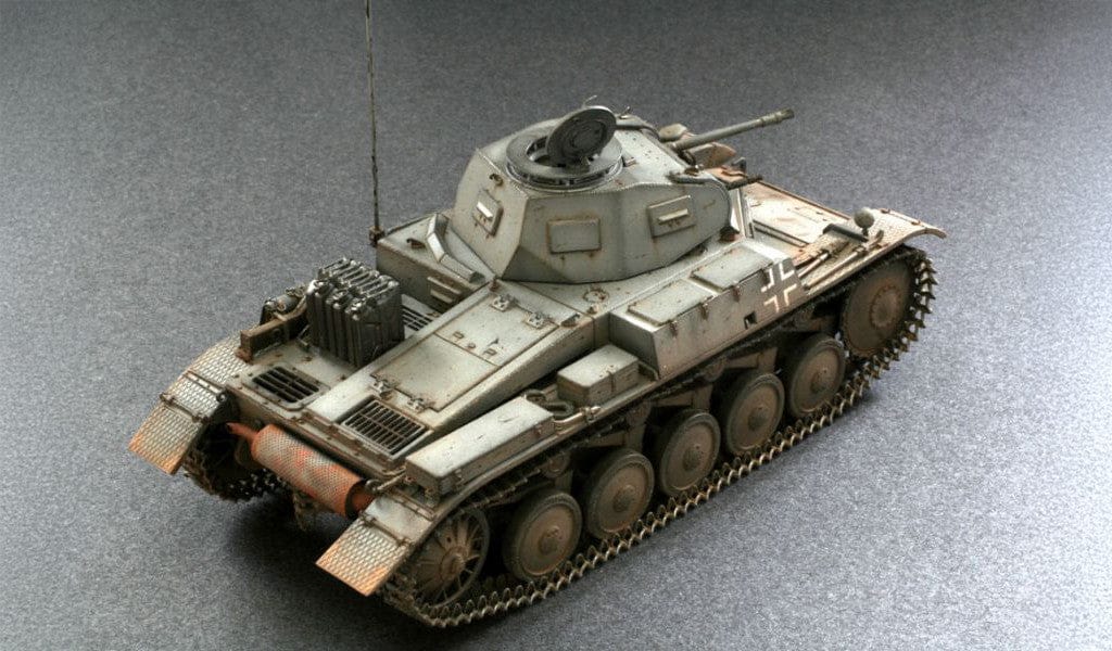 702 - Dragon - 6432 - Pz.Kpfw. II Ausf. C with Interior - painted model