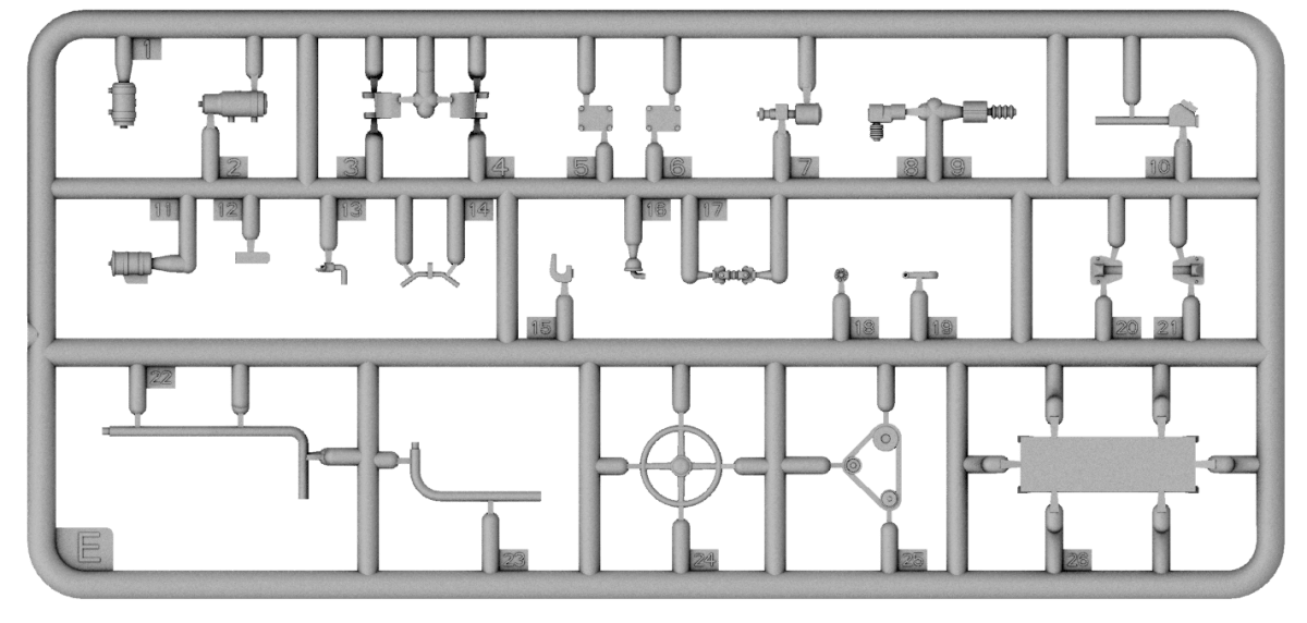 203 - IBG - 35019 - Otter Mk I LRC - sprue