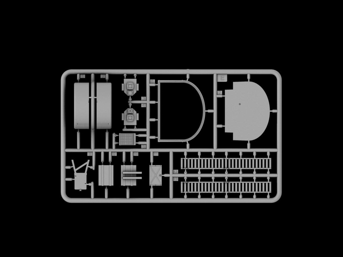 203 - IBG - 35062 - Bedford QLC 3-ton 4×4 Refueller - sprue