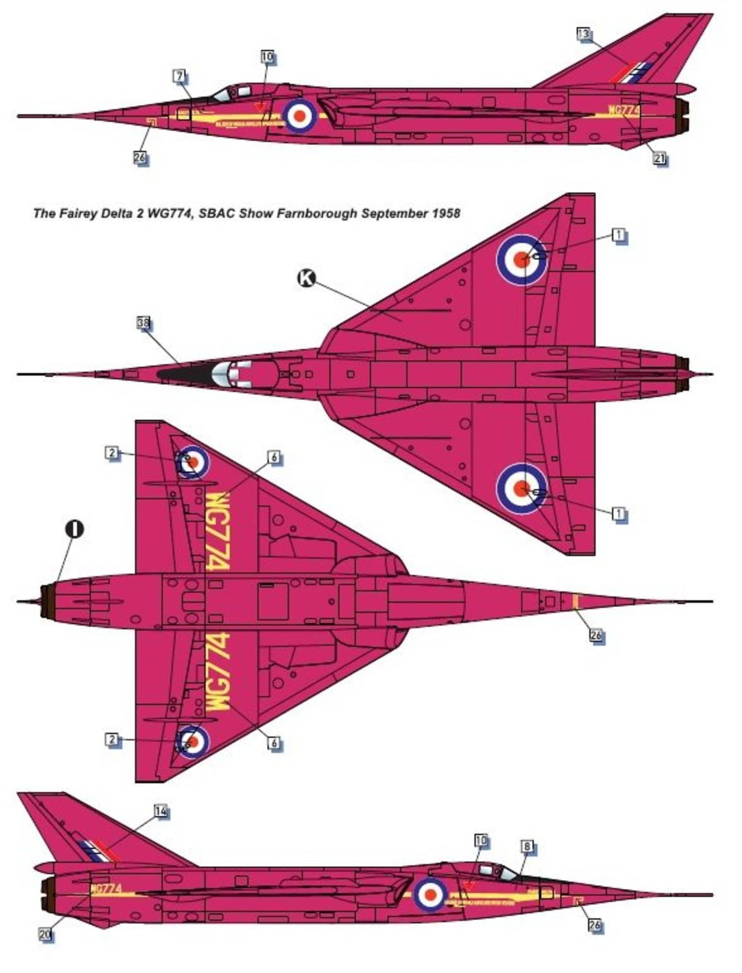 303 - Dora Wings - 48064 - Fairy Delta FD.2 - paint schemes