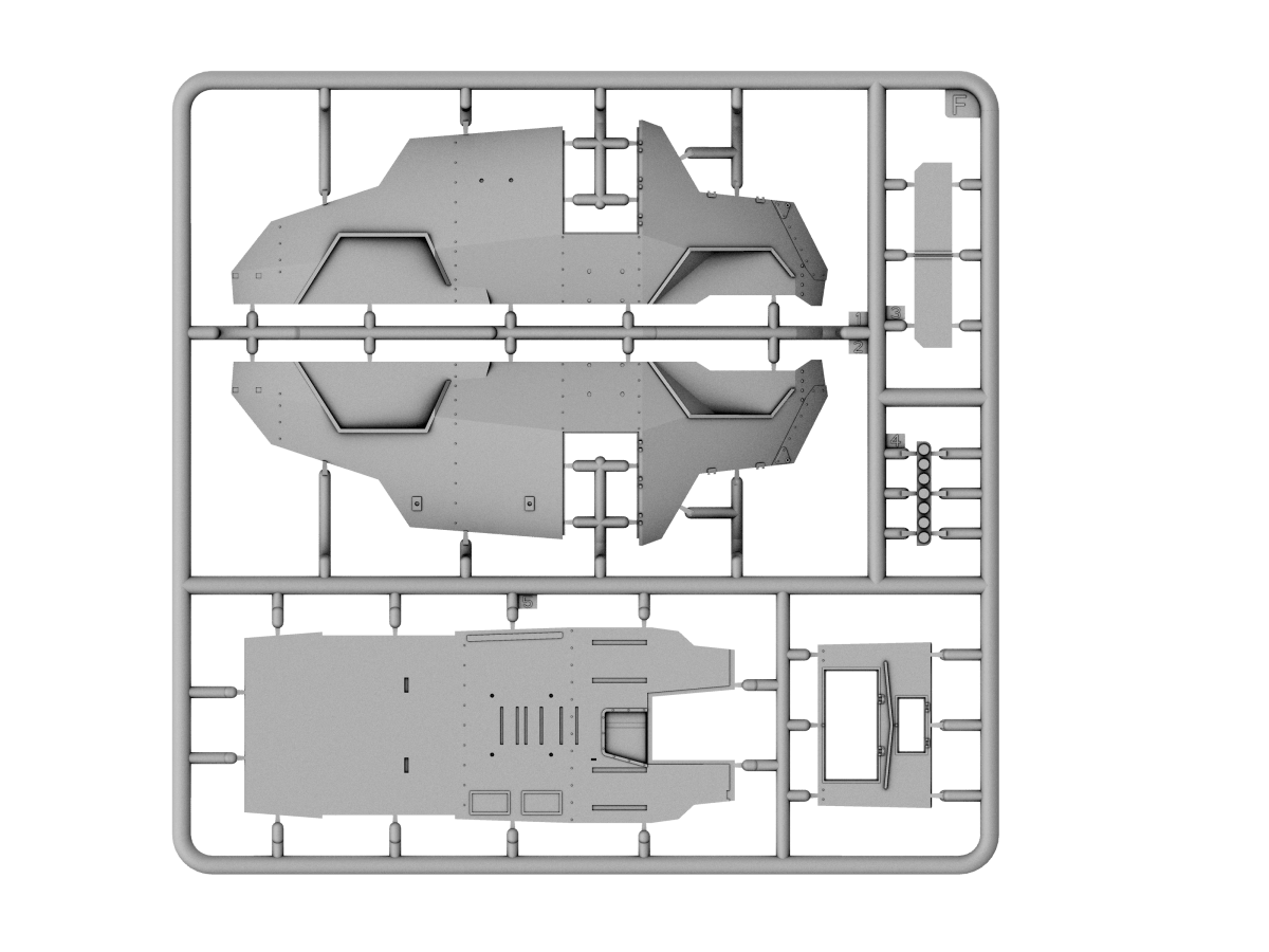 204 - IBG - 35019 - Otter Mk I LRC - sprue