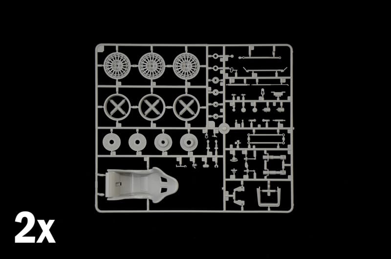 202 - Italeri - 4712 - Lancia Delta HF Integrale (1991 Safari Rally) - sprue