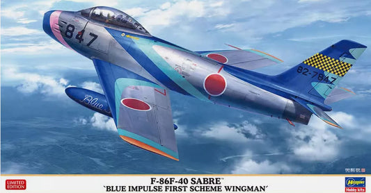 010 - Hasegawa - 07526 - North American F-86F-40 Sabre 'Blue Impulse First Scheme Wingman' - primary image