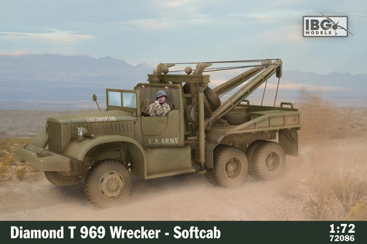 010 - IBG - 72086 - Diamond T 969 4-ton 6x6 Softcab Wrecker - primary image