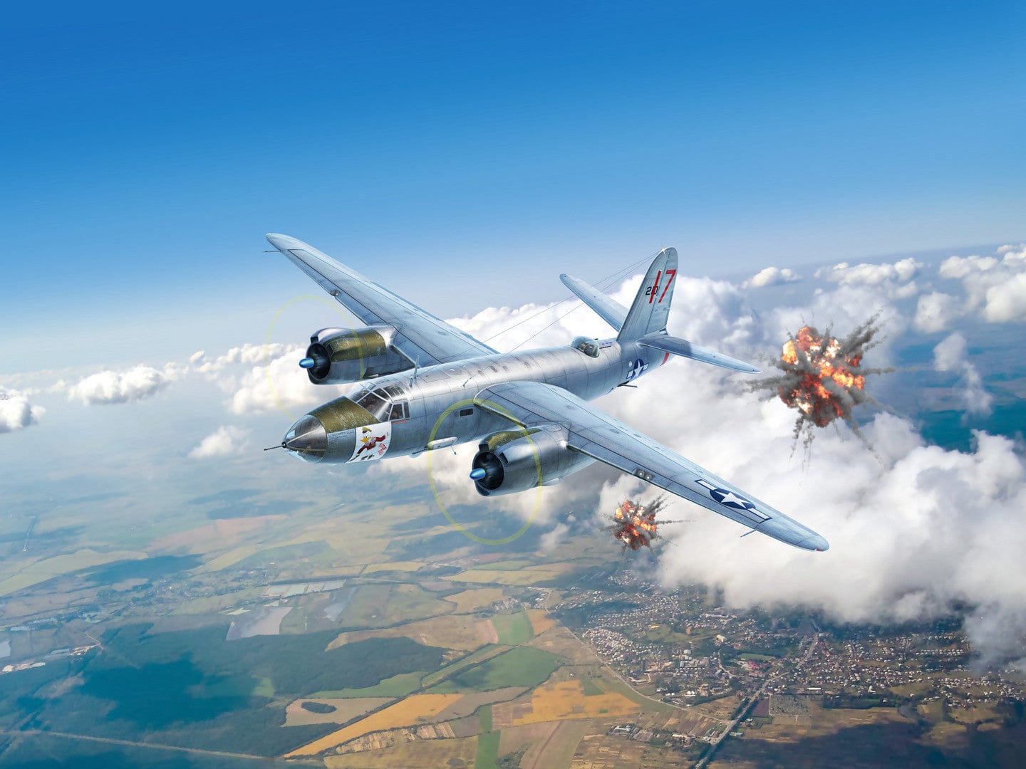 150 - ICM - 48328 - Martin B-26C-45 Marauder - box art