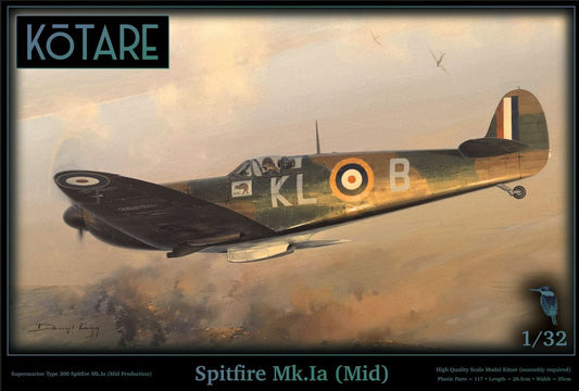 010 - Kotare - 32001 - Supermarine Spitfire Mk Ia (mid) - primary image