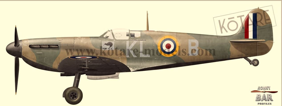 302 - Kotare - 32001 - Supermarine Spitfire Mk Ia (mid) - paint schemes