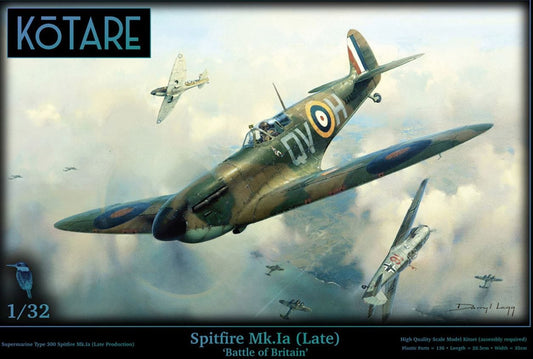 010 - Kotare - 32005 - Supermarine Spitfire Mk Ia (late) - primary image