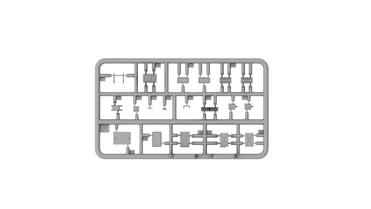207 - IBG - 35019 - Otter Mk I LRC - sprue