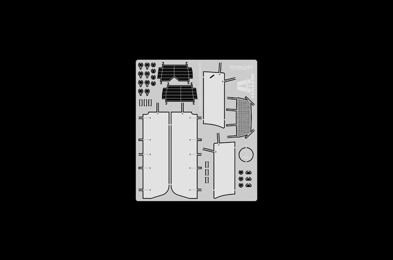Italeri - 4712 - Lancia Delta HF Integrale (1991 Safari Rally) - photo-etched parts