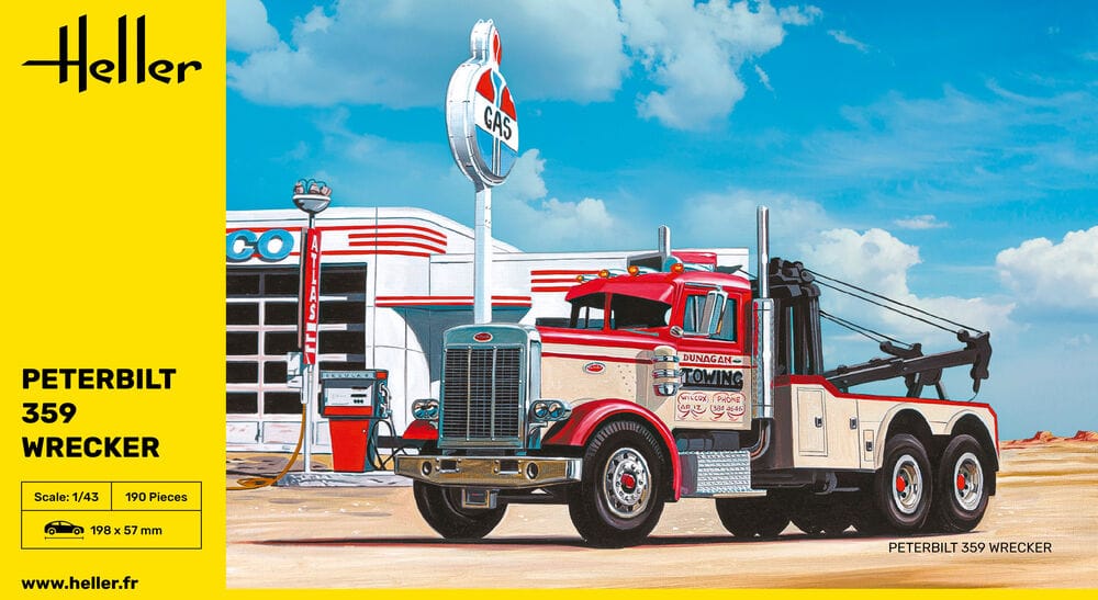 010 - Heller - 80794 - Peterbilt 359 Wrecker - primary image